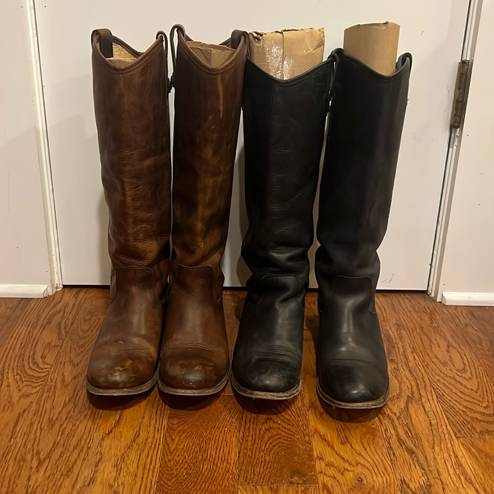 Frye Melissa extended calf boots potential bundle